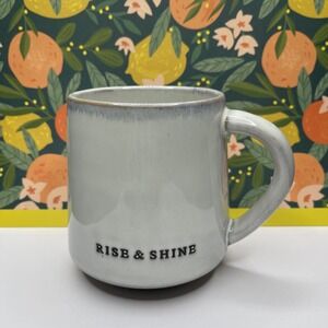 Magnolia Hearth & Hand Coffee Mug Cup Rise Shine Farmhouse Kitchen Inspiration‎